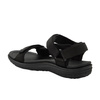 Lee Cooper Damen-Sandalen mit Klettverschluss für den Sommer und den Strand, leicht, schwarz