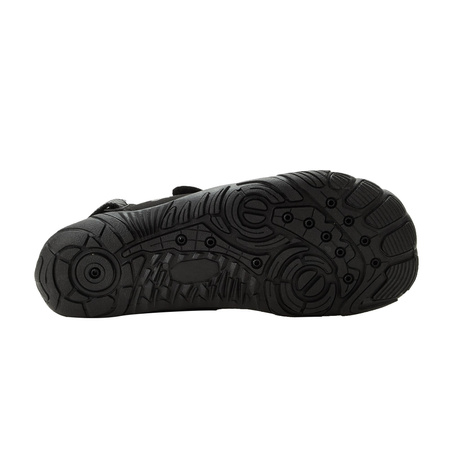 ProWater Herren-Wasserschuhe, schnelltrocknend und rutschfest, Schwarz und Grau