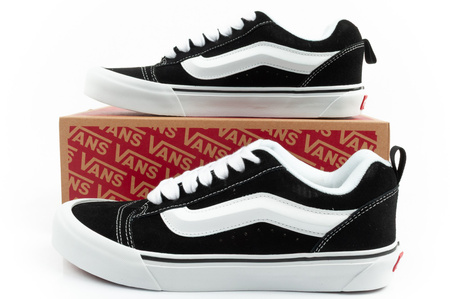 Vans Knu Skool Herren-Sneaker, Leder, Schwarz