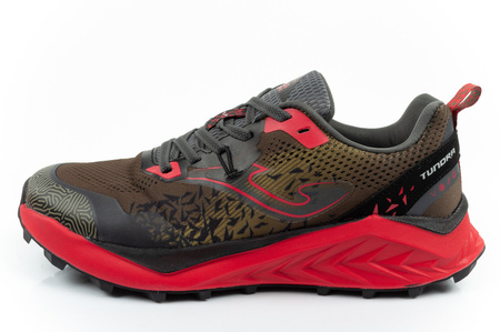 Joma Herren-Trailrunningschuhe Tundra mit Dämpfung, Khaki-Rot