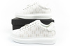 Karl Lagerfeld Kapri Herrenschuhe Sneakers Naturleder weiß [KL52563 01W]