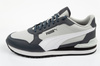 Puma ST Runner v4 Herren-Sneaker aus grauem Leder