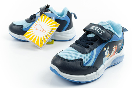 Leomil Kinder-Sportschuhe Bluey – Leichte Sneaker mit Klettverschluss und LED