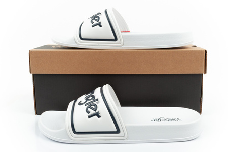 Wrangler Herren Averell Slider Sportliche Flip-Flops – Bequemes Weiß
