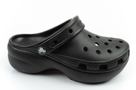 Crocs Klassische Plateau-Clog-Sandalen für Damen und Herren, Schwarz, Unisex, modisch