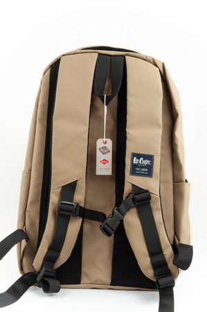 Lee Cooper Classic Urban Sports Schulrucksack in Beige, 22 l
