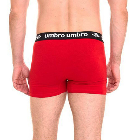 Umbro Herren-Boxershorts [UMUM0197 936] 2er-Pack, rot.