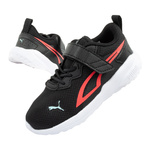 Bequeme schwarze Puma-Sportsneaker für Kinder mit Klettverschluss – Modell „All-Day“