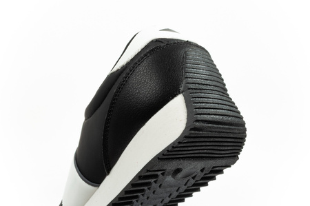 Lee Cooper Herren-Sneaker, modisch, bequem, Schwarz