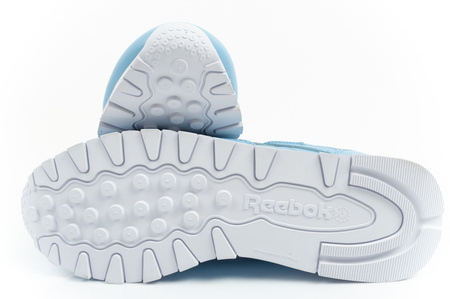 Reebok Classic Damen-Sportschuhe, blaue Sneaker, modisches Leder