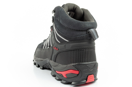 CMP Rigel Herren-Wanderschuhe aus Leder, strapazierfähig, wasserdicht, Overknee, Grau