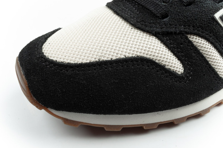 New Balance 373 Herren-Sneaker, modisches schwarzes Leder