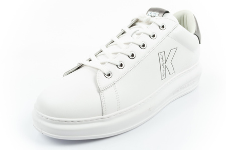 Karl Lagerfeld Herren-Sneaker Kapri, Weiß, Echtleder