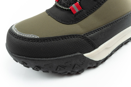Lee Cooper Winter-Schneestiefel für Kinder, Klettverschluss-gefüttert, isoliert, modisches Khaki