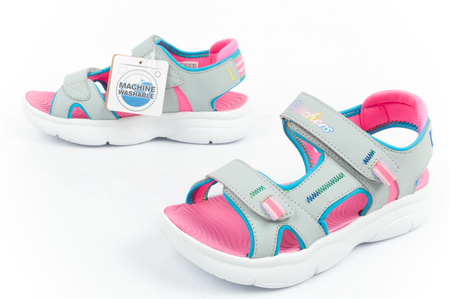 Skechers Kindersandalen [302984L/SLPK], grau.
