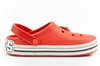 Crocs Off Court Flip Flops Sandalen Clogs rot leicht bequem modisch