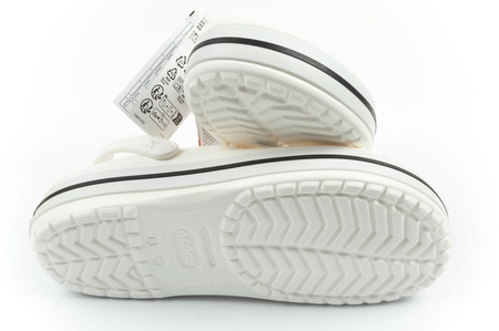 Crocs Herren-Clog-Sandalen mit Krokodilband, modisch und bequem, Weiß