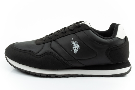 U.S. Polo Assn. Herren-Sneaker, modisch, bequem, Schwarz
