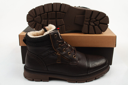 Wrangler Herrenstiefel Gillen Fur Braun Gefütterte Stiefel