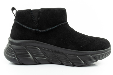 Skechers Damen-Winterstiefel – Isolierte Lederstiefeletten