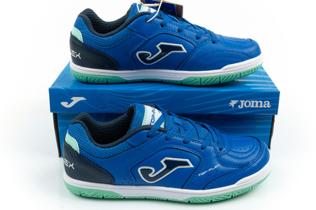 Joma Top Flex 2604 Fußballschuhe für Kinder, für die Halle, blau