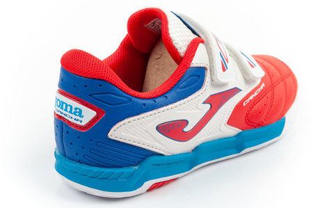 Joma Cancha JR 2606 Kinder-Sportschuhe, Hallenfußballschuhe mit Klettverschluss
