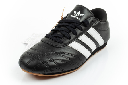 Adidas Taekwondo Lace Damen-Sneaker aus schwarzem Leder