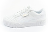 Puma Cali Damen Sportschuhe Sneakers Leder weiß Plateau modisch