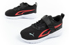 Bequeme schwarze Puma-Sportsneaker für Kinder mit Klettverschluss – Modell „All-Day“