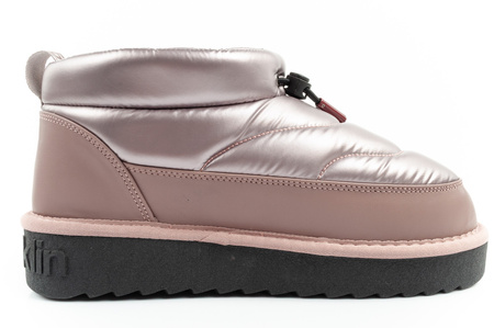 D. Franklin Damen Winterstiefel, modische, isolierte Stiefeletten, Roségold