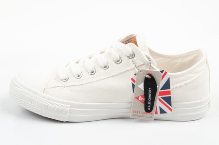 Lee Cooper Damen-Sneaker, modisches Weiß, bequem