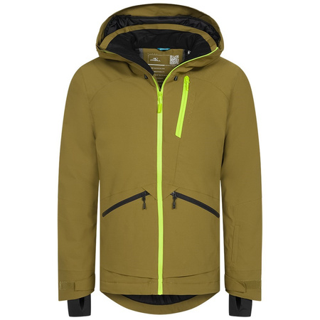 Schwarze O'Neill Herren Wintersportjacke [2500007-17015] Snowboard Ski 20K, oliv.