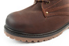 Wrangler Arch Herren Chelsea Boots, elegante Lederstiefelette, Dunkelbraun