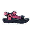 Lee Cooper Mädchen-Sandalen mit Klettverschluss für den Sommer am Strand, Marineblau und Rosa