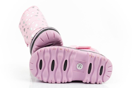 Lee Cooper Kinder-Schneestiefel [LCJ-24-44-2863], Pink und Schwarz.