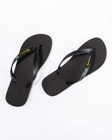 Herren Flip-Flops Schuhe Ipanema Clas Brasil II [80415 22531] Hausschuhe, schwarz.