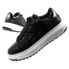 Karl Lagerfeld Herren-Sneaker Kapri, Schwarzes Leder