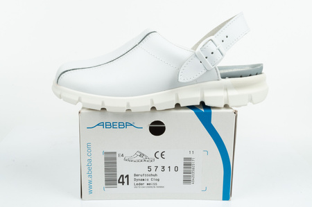 Clogs Flip-Flops medizinische Schuhe Abeba Leder [57310]