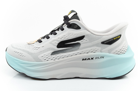 Skechers Max Run Herren-Sneaker, Weiß, Slipper