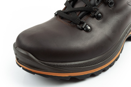 Grisport Marrone Wasserdichte Leder-Wanderstiefel für Herren