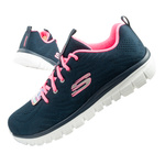Skechers Graceful-Get Damen-Sportschuhe, bequem, leicht, atmungsaktiv, Marineblau