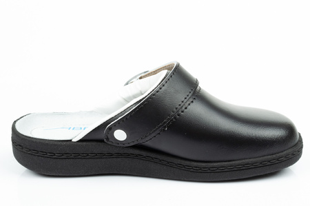 Clogs Flip-Flops medizinische Schuhe Abeba Leder [7212]