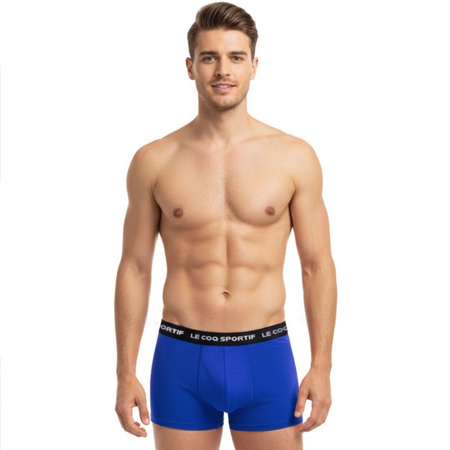 Le Coq Sportif Boxershorts Unterhosen Herren 3er-Pack rot grau marineblau