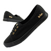 Lee Cooper Damen-Sneaker, Schwarze Slip-On-Ballerinas