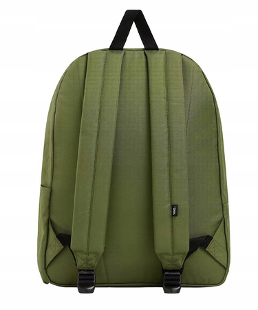 Vans Old Skool Drop Schulrucksack, Sportliches Grün, Klassischer City-Style, 22 l