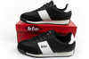 Lee Cooper Herren-Sneaker, modisch, bequem, Schwarz