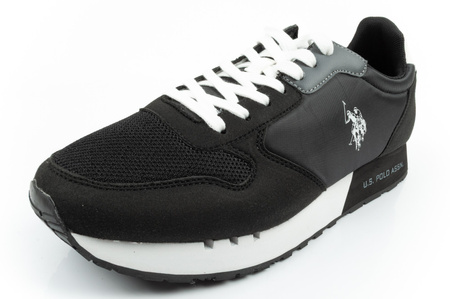 U.S. Polo Assn. Herren-Sneaker, modisch, bequem, Schwarz