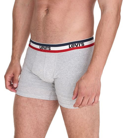 Levi's Boxershorts 5er-Pack Boxershorts Herren Schwarz Grau Baumwolle Mode