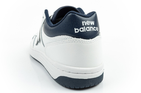 New Balance 480 Herren-Sneaker, Weiß, Marineblau, Modisches Leder