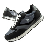 U.S. Polo Assn. Herren-Sneaker, modisch und bequem, Grau